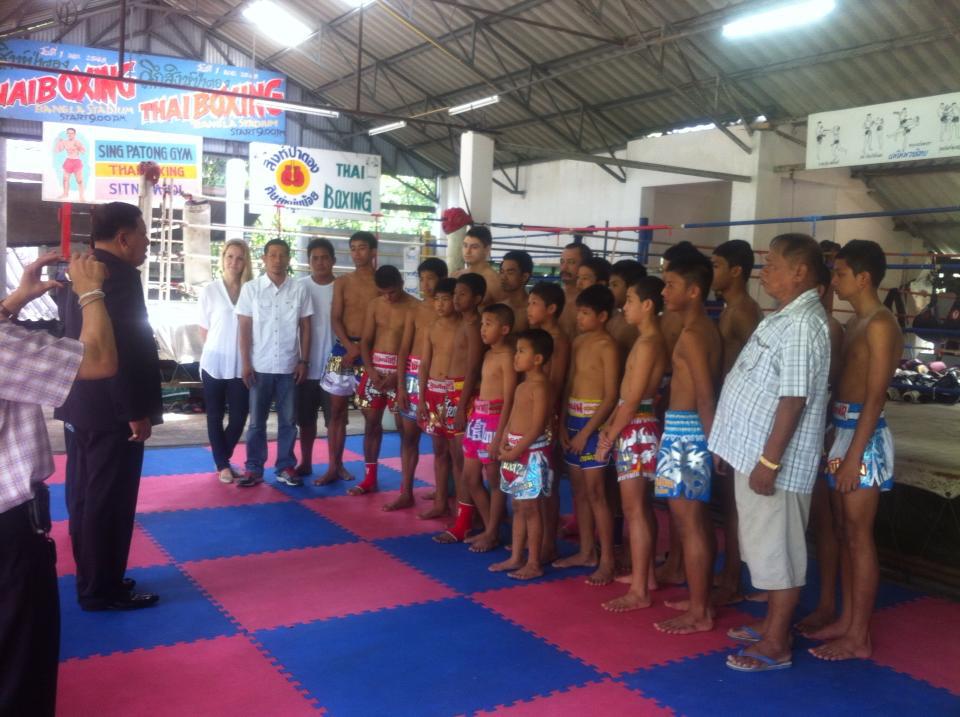 Lumpinee Stadium Big Boss Giving Speech To Our Young Muay Thai Fighters