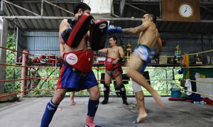 Training in Phuket Gym -- Muay Thai training camp Phuket
