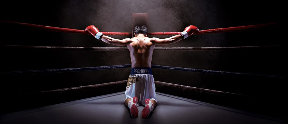 A Muay Thai, kick boxer waiting for his fight, Phuket , Thailand